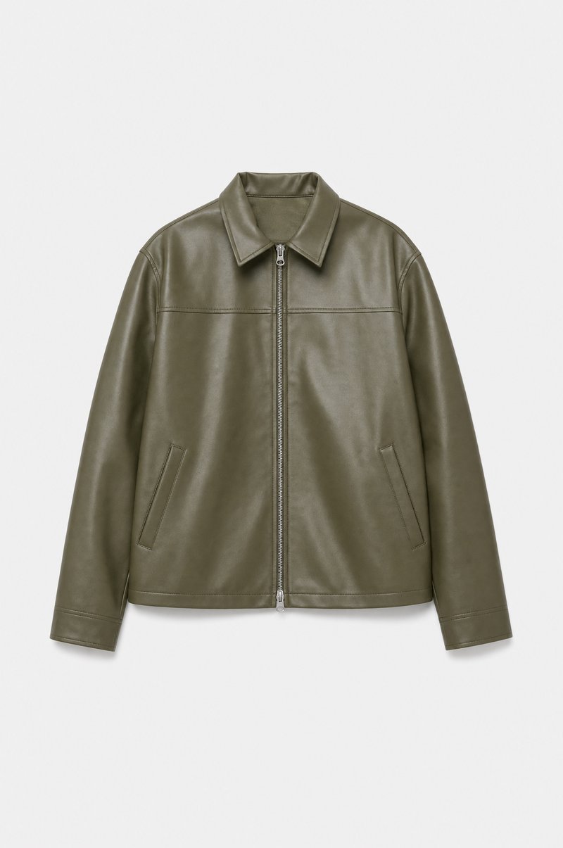 AI-generated flat lay, menswear jacket