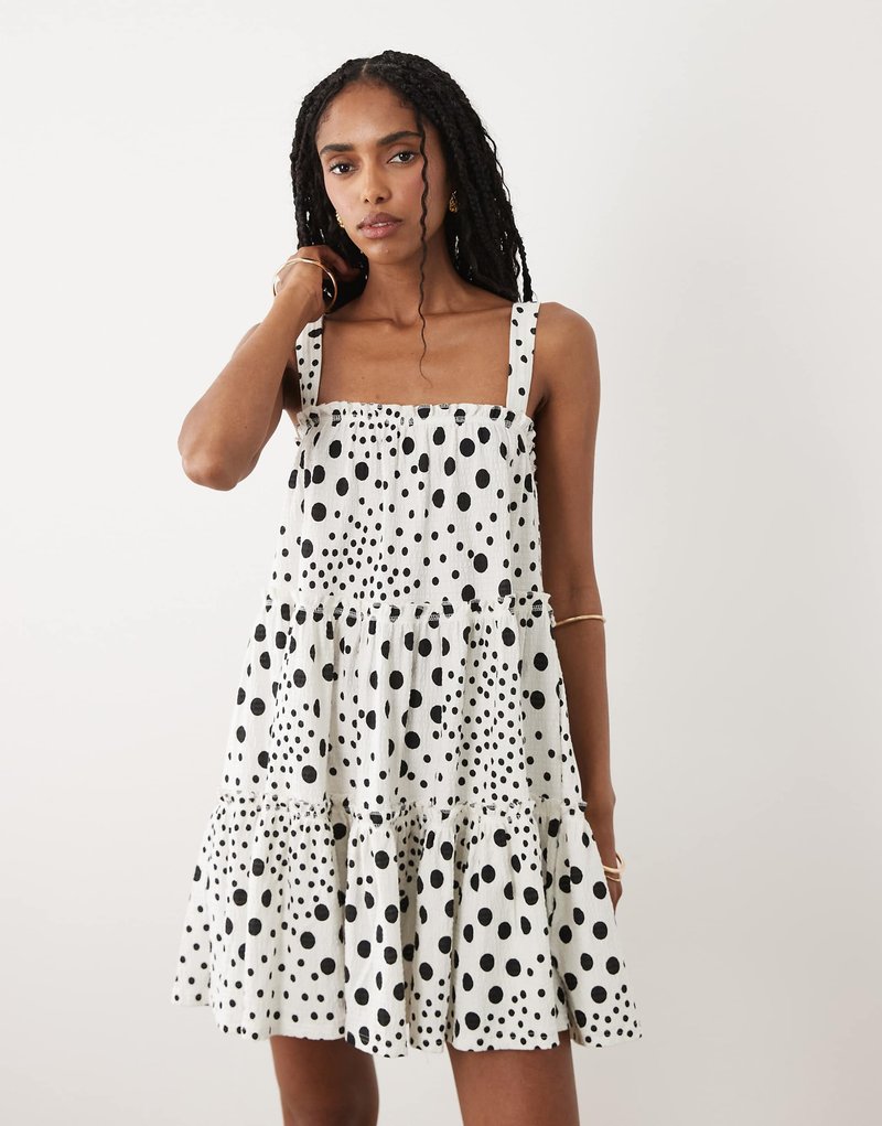 Polka dot dress, product shot